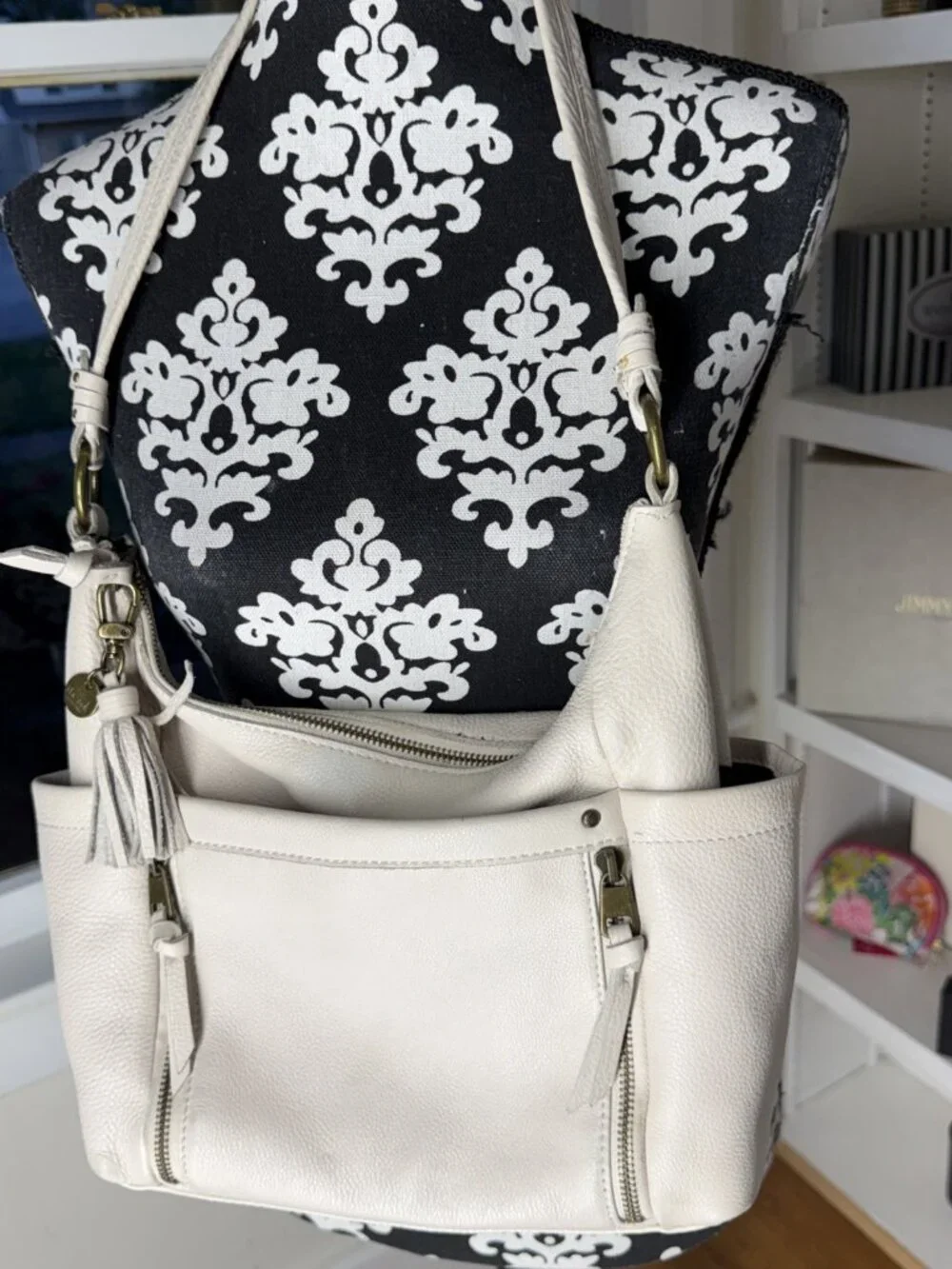 The Sak Collective Keira Sand Leather Hobo Shoulder Purse